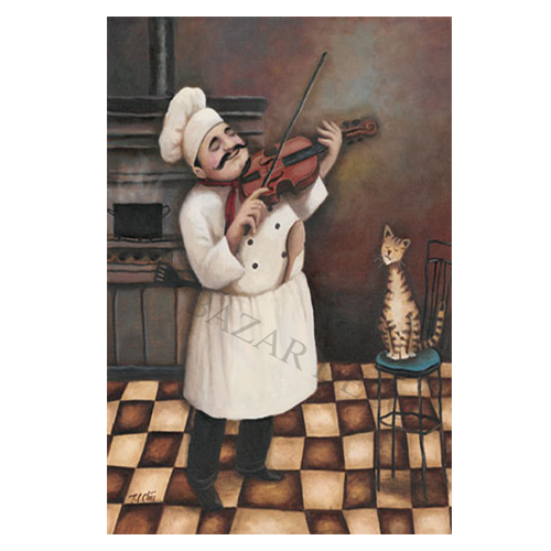 Afiche Chef violin