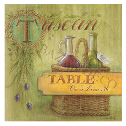 Afiche Tuscan table