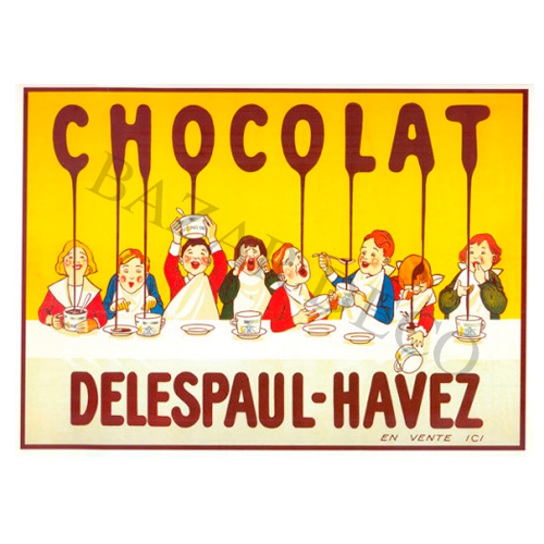 Afiche Chocolat delespaul-havez