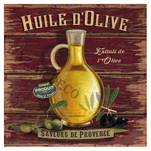 Afiche Huile d´olive