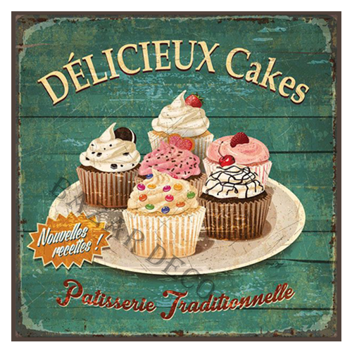 Afiche Délicieux cakes