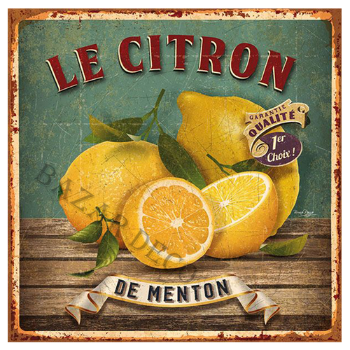 Afiche Le citron