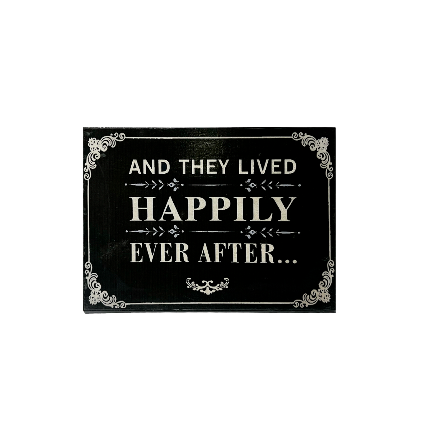 Afiche "And they lived happily ever after"