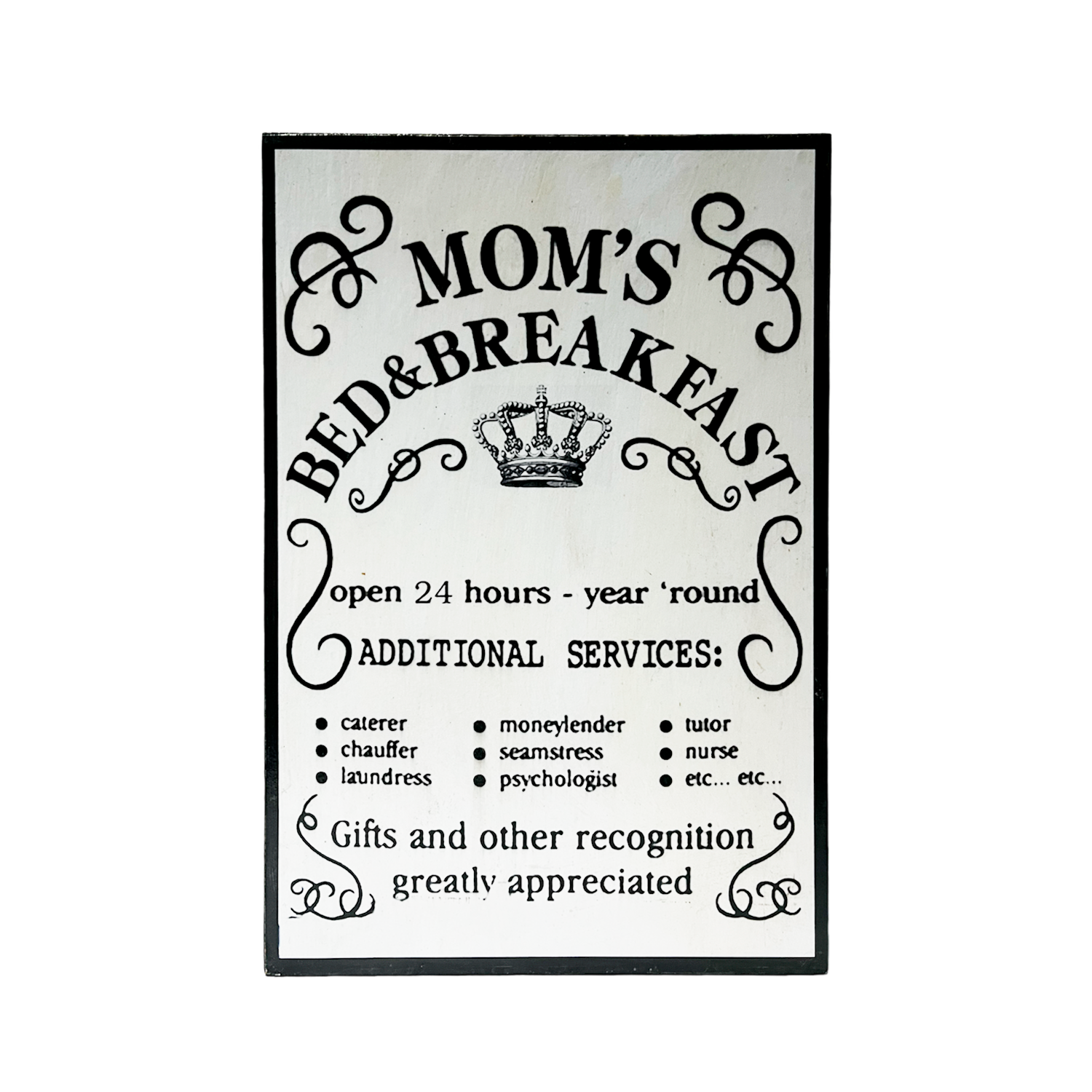 Afiche "Mom's Bed & Breakfast" – BAZAR DECO