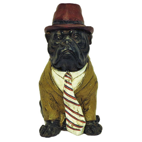 Bulldog corbata alcancia