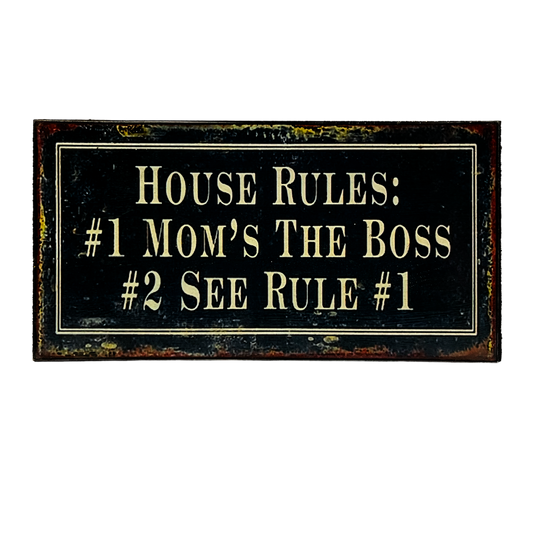 Afiche "House Rules"