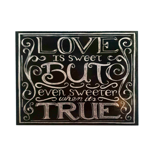 Afiche "love is sweet"