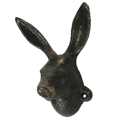 Percha conejo negro