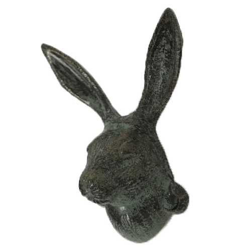 Percha conejo turquesa