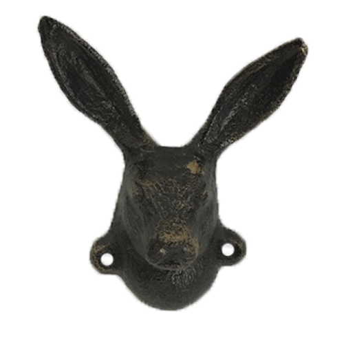 Percha conejo negro