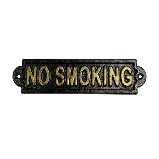 PLACA "NO SMOKING"